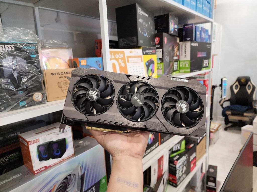 Vga RTX 3060 12G Asus TUF Gaming 3 Fan Gaming (Tạm hết hàng)